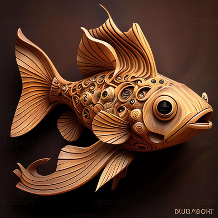 3D модель Плямова риба даніо (STL)